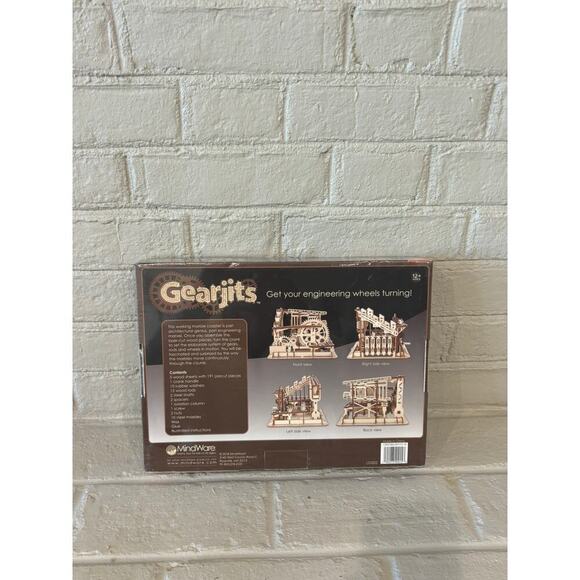 Mindware Gearjits Marble Coaster 3D Wooden Puzzle New Sealed - Picture 3 of 6